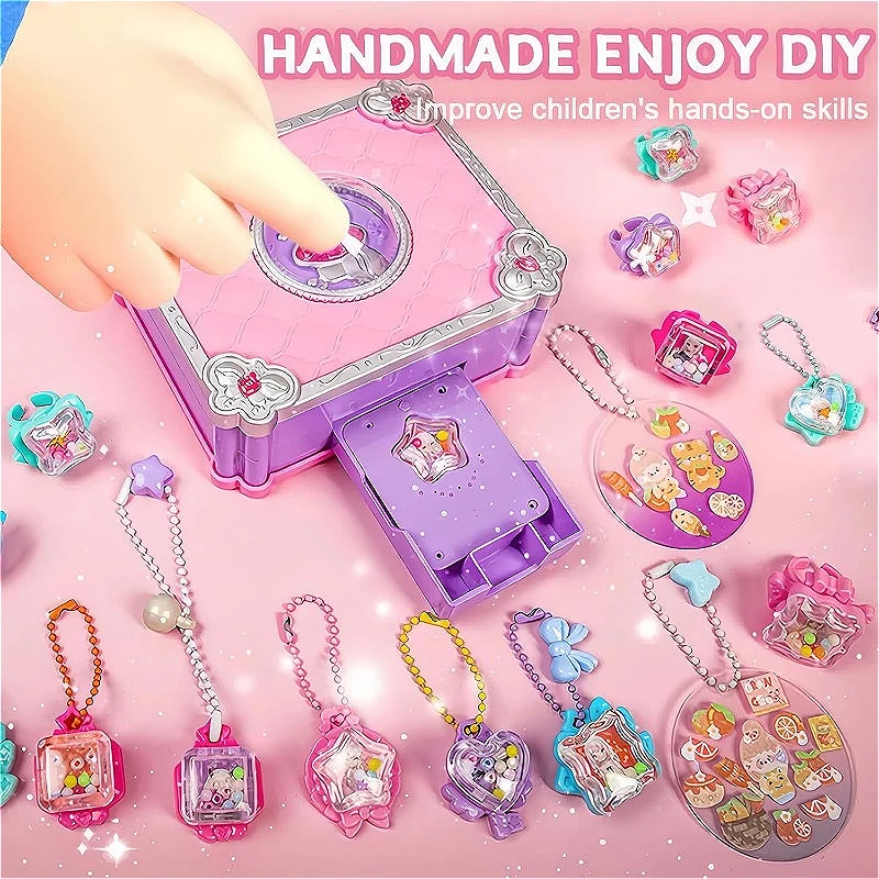 Jewelry Making Machines - مجموعة صانع الملصقات ثلاثية الأبعاد DIY