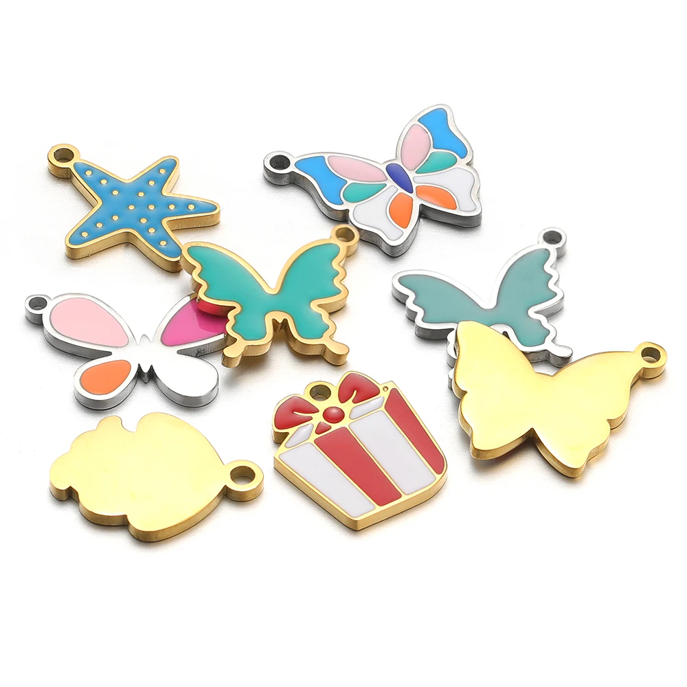 Jewelry Making 4 Year Old - 5 قطع الفولاذ المقاوم للصدأ ستار