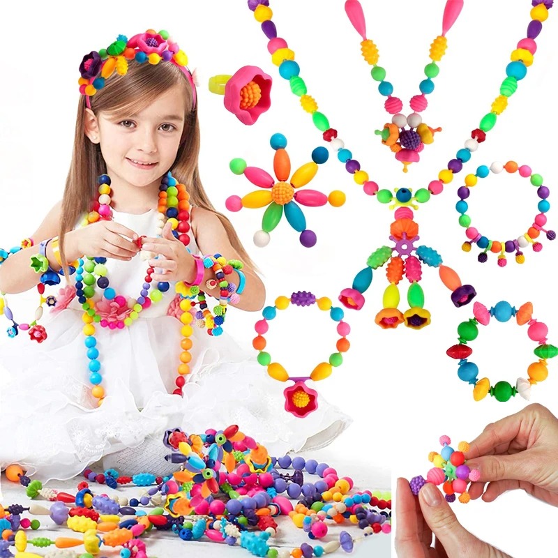 Jewelry Making 4 Year Old - 188-608 قطعة البوب الخرز الأطفال الفتيات
