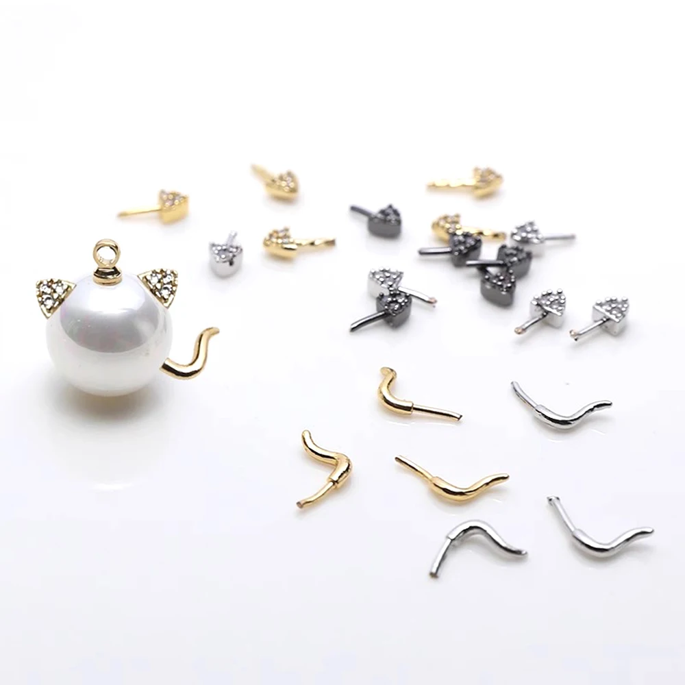 Beading Needle Fine - 8 قطع من النحاس المطلي بالذهب