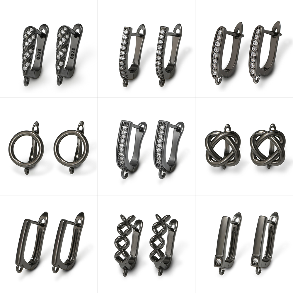 Jewelry Making Supplies - YANASI زوج واحد من خطافات الأقراط