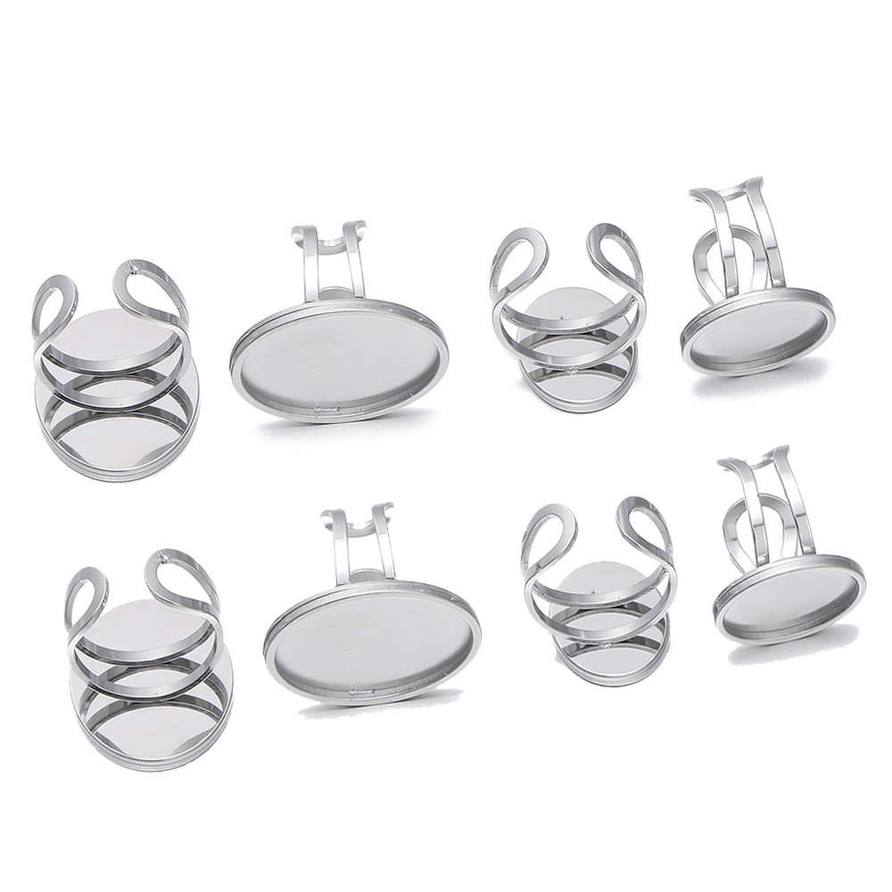 Jewelry Making Ring Tool - 5 قطعة/الوحدة الفولاذ المقاوم للصدأ إعدادات
