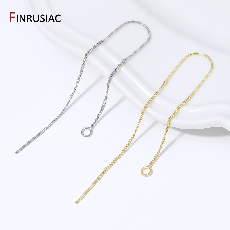 Jewelry Making Thread - أقراط متدلية بسلسلة طويلة مزينة بشراشيب
