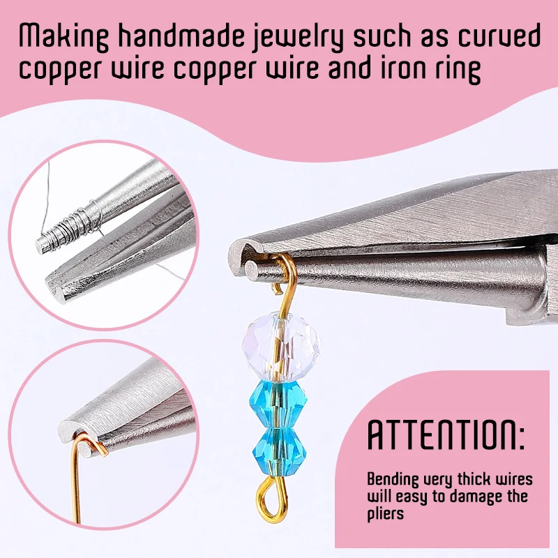 Jewelry Making Loop Pliers - أداة ثني الأسلاك الوردية، كماشة دائرية