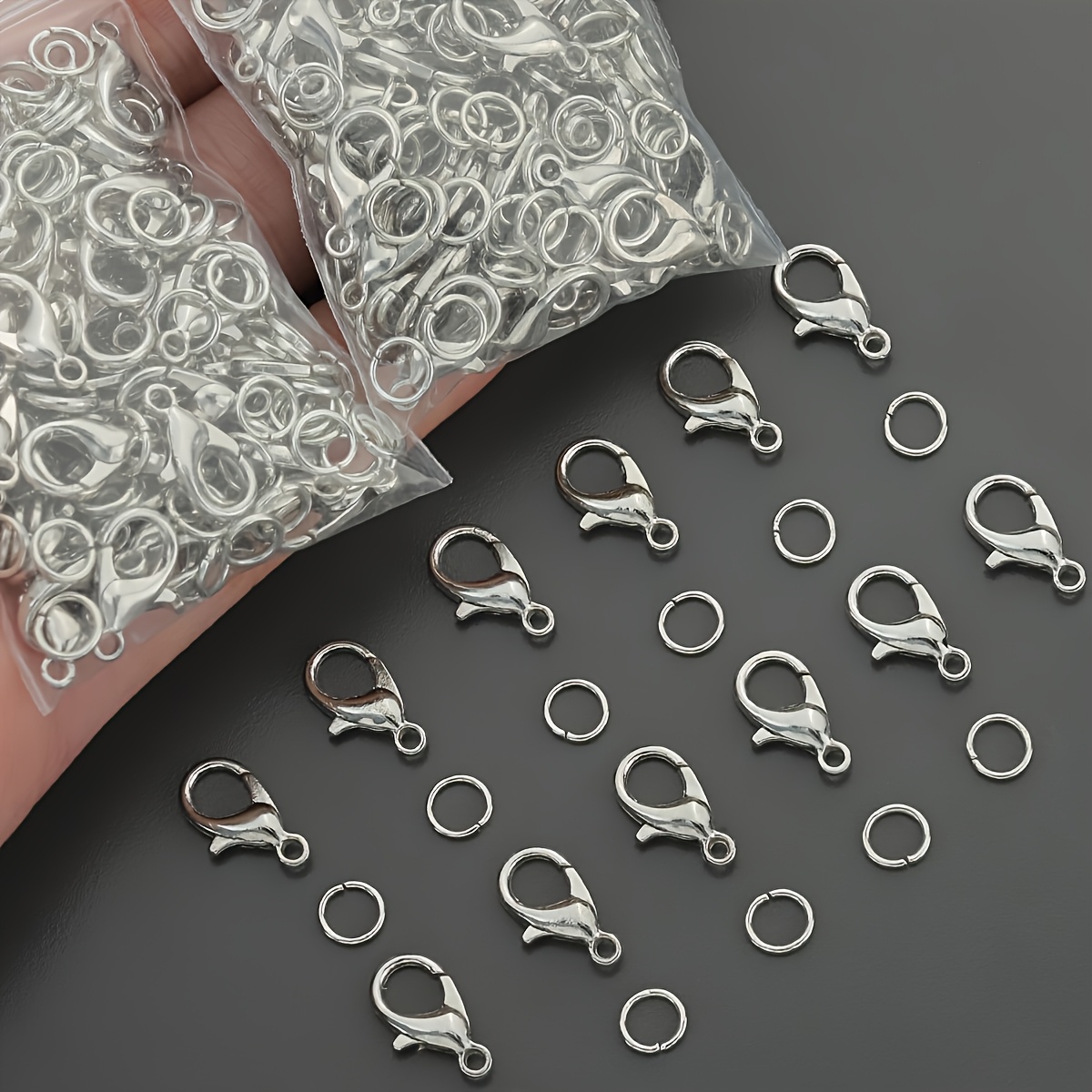 1/2/300 قطعة مشابك جراد البحر  - مراجعة Jewelry Making Ring Tool وسعره