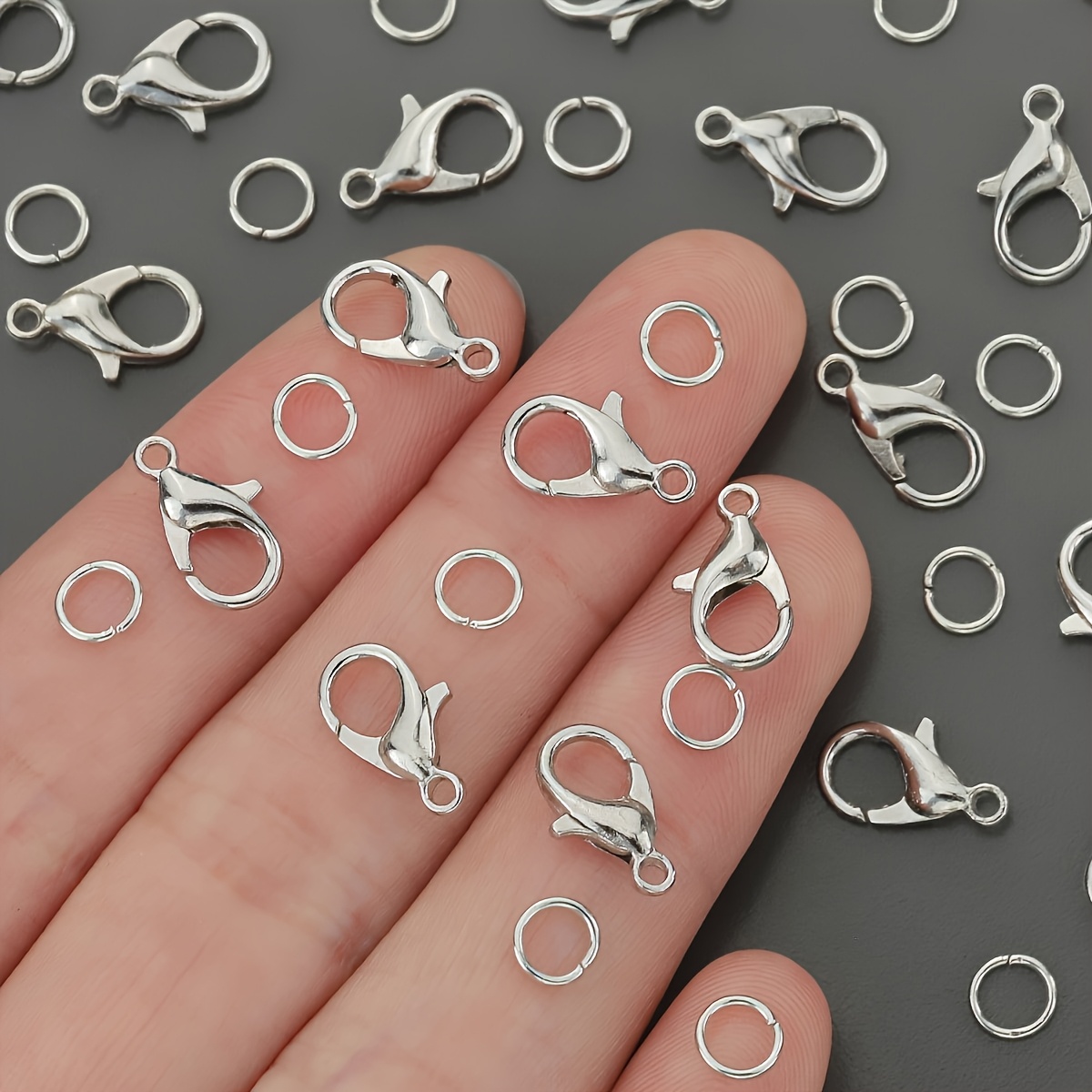1/2/300 قطعة مشابك جراد البحر  - مراجعة Jewelry Making Ring Tool وسعره