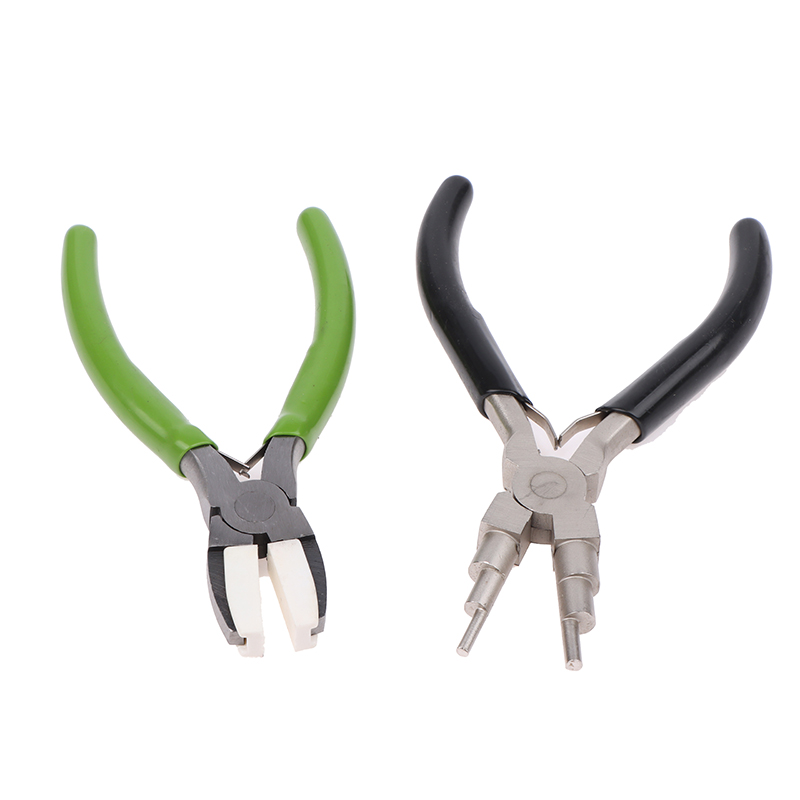 كماشة خضراء مسطحة الطرف، كماشة - مراجعة Jewelry Making Loop Pliers وسعره