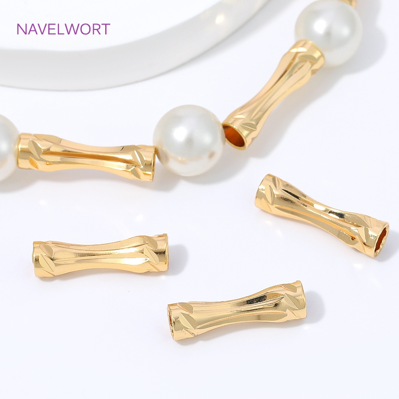 خرز أنبوبي مصقول مطلي بالذهب ع - مراجعة Jewelry Making Youtube وسعره