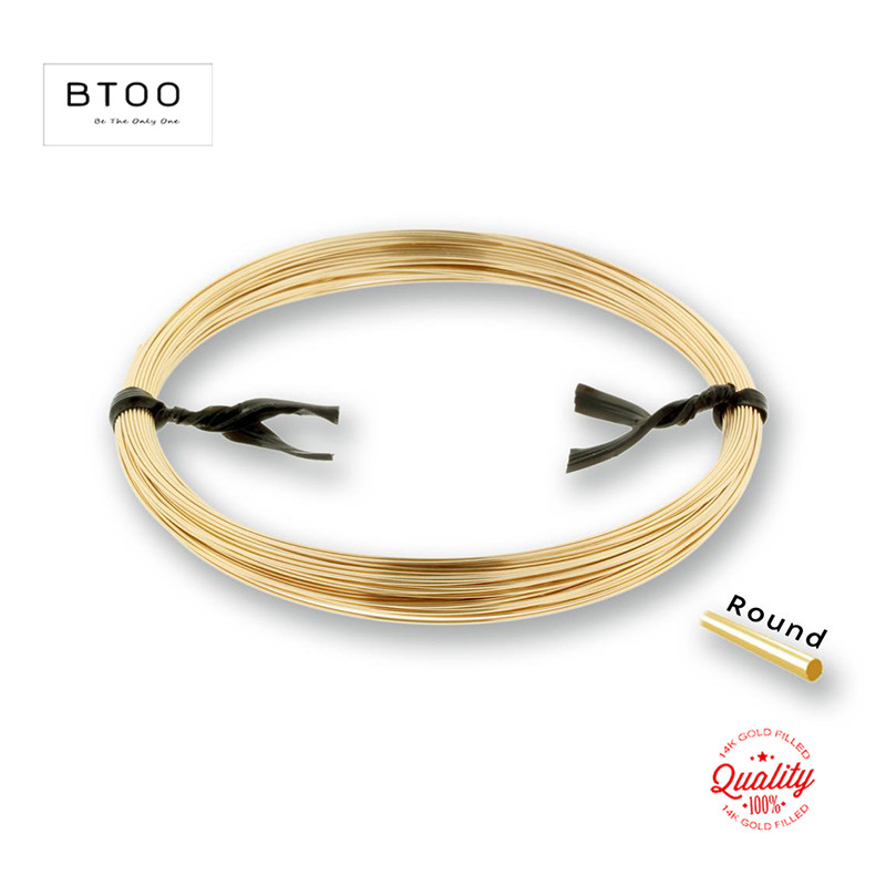 سلك ذهبي عيار 14 قيراط نصف صلب - مراجعة Jewelry Making Thread وسعره