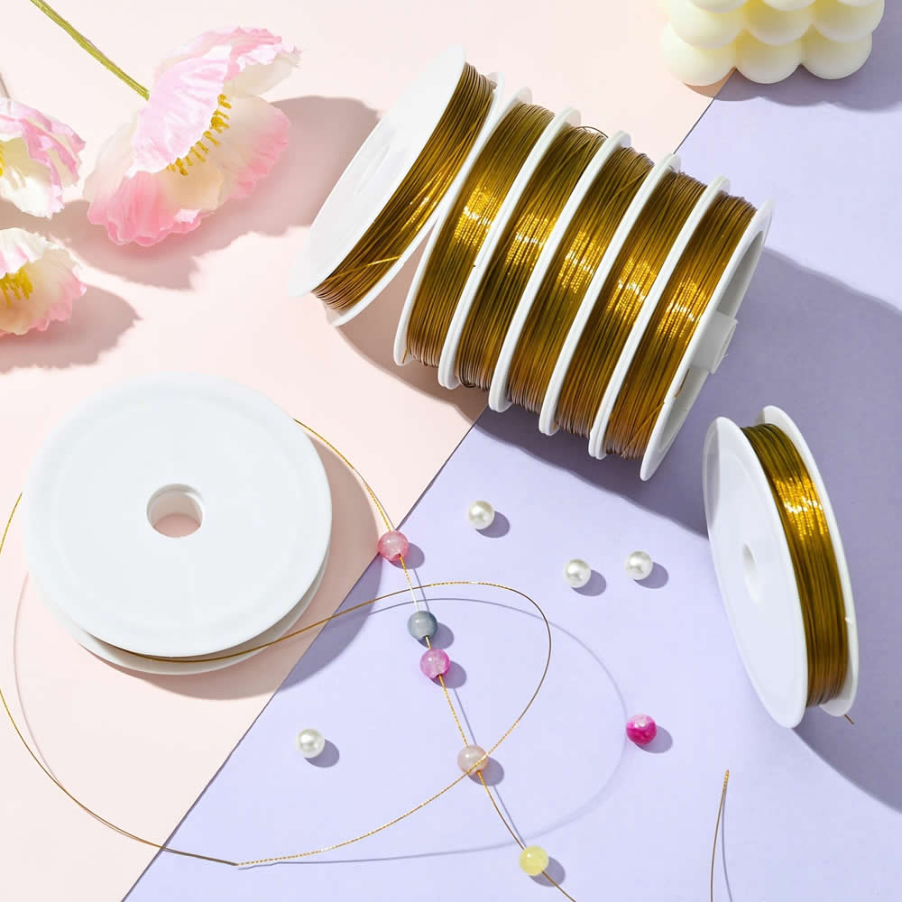 سلك خيطي من الفولاذ المقاوم لل - مراجعة Jewelry Making Thread وسعره