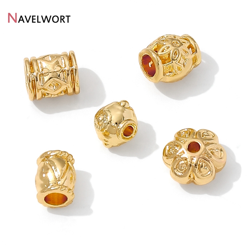 خرز معدني مطلي بالذهب عيار 14  - مراجعة Jewelry Making Youtube وسعره