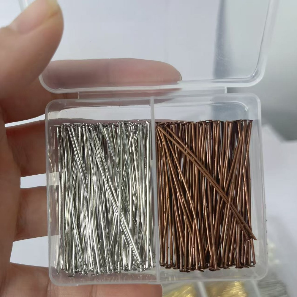 200 قطعة من إبر برأس حديدي 30/ - مراجعة Jewelry Making Box وسعره