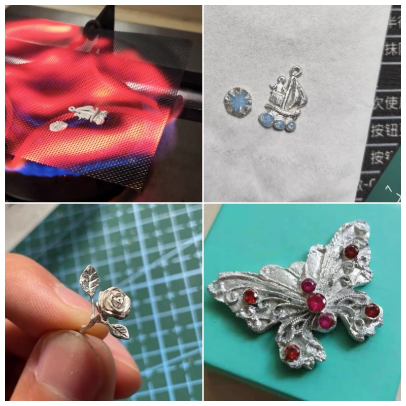 طين فضي نقي 5 جرام/10 جرام لصن - مراجعة Jewelry Making For Couples وسعره