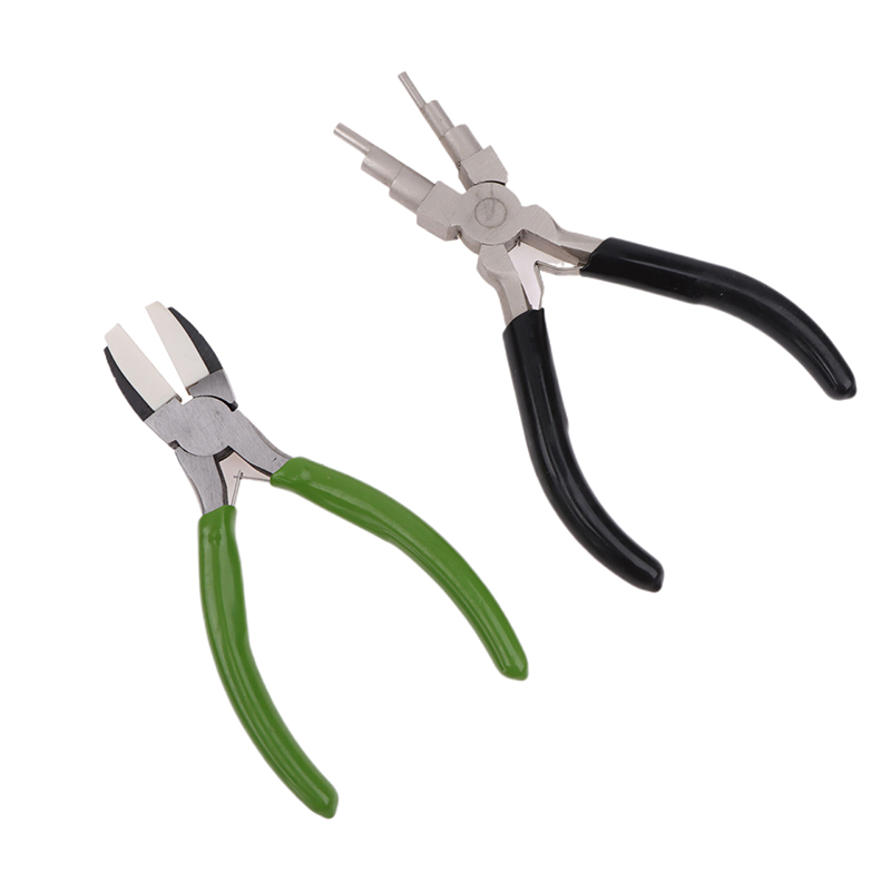 ❤️   كماشة خضراء مسطحة الأنف،  - مراجعة Jewelry Making Loop Pliers وسعره