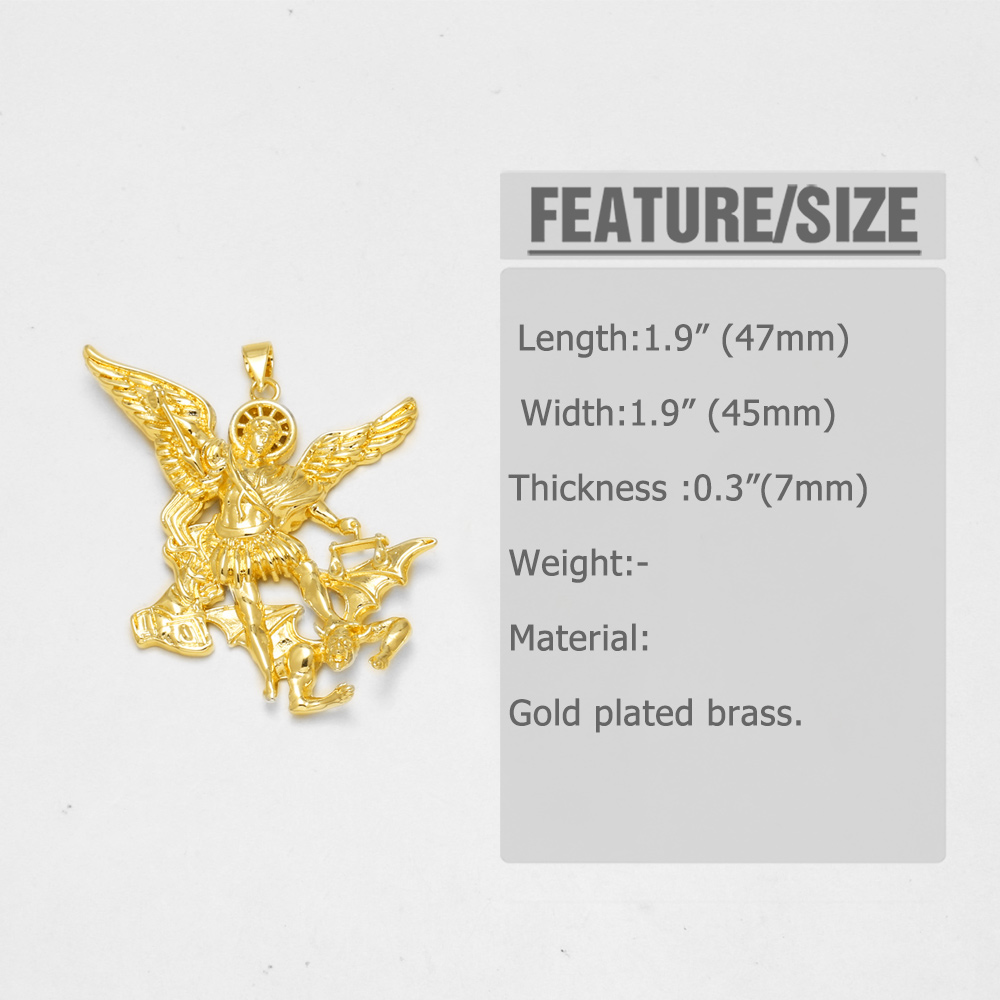 OCESRIO تعليقة القديس ميخائيل  - مراجعة Jewelry Making Michaels وسعره