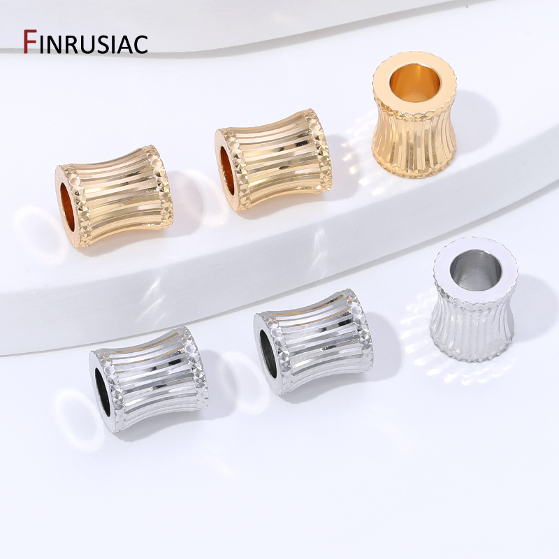 خرز أنبوبي كبير الفتحات مطلي ب - مراجعة Jewelry Making Youtube وسعره