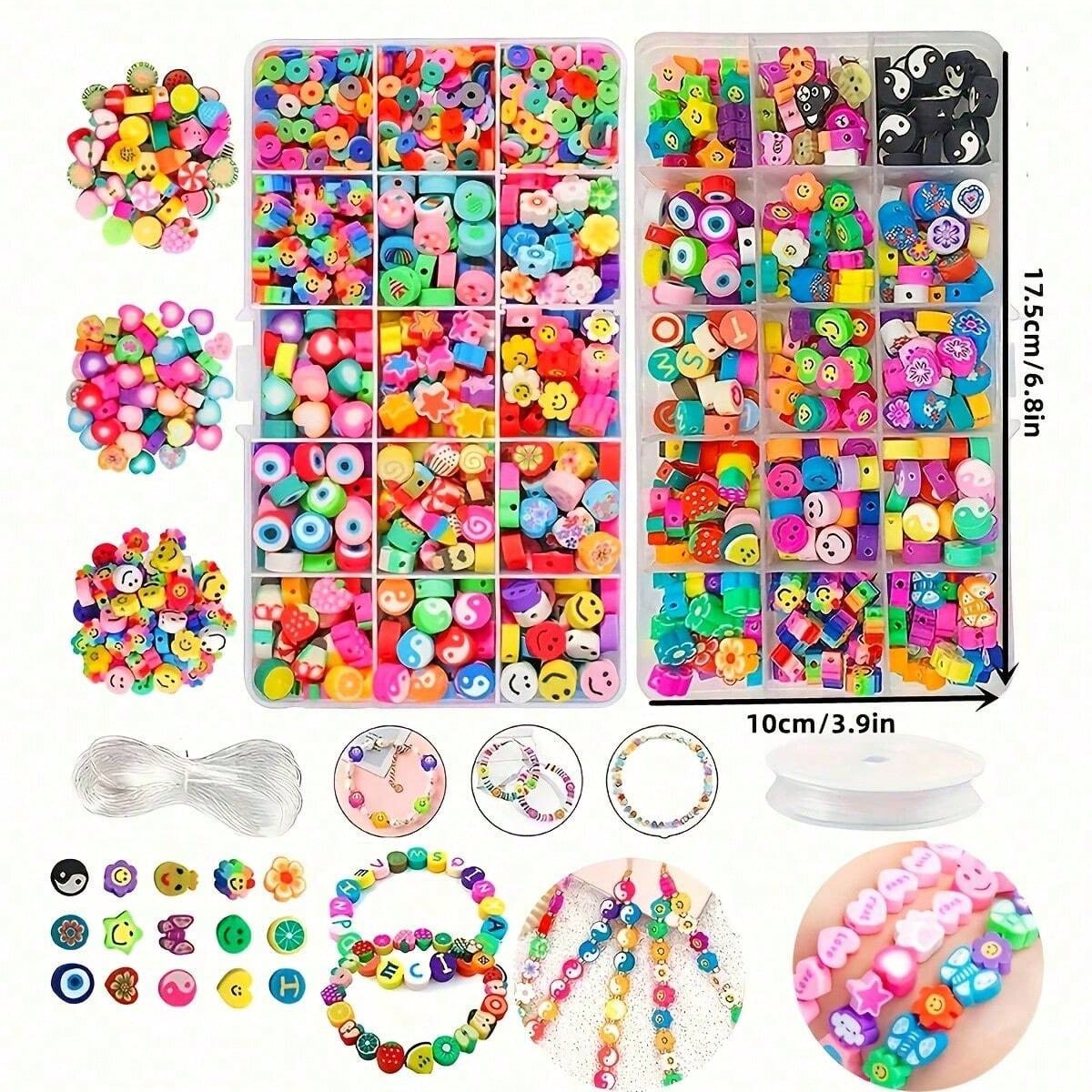 مجموعة خرز من الطين البوليمر 1 - مراجعة Jewelry Making Thread وسعره