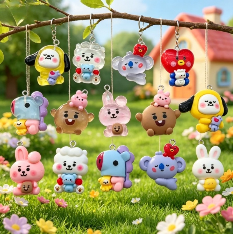 7 قطع من إكسسوارات BT21 الكرتو - مراجعة Jewelry Making Supplies وسعره