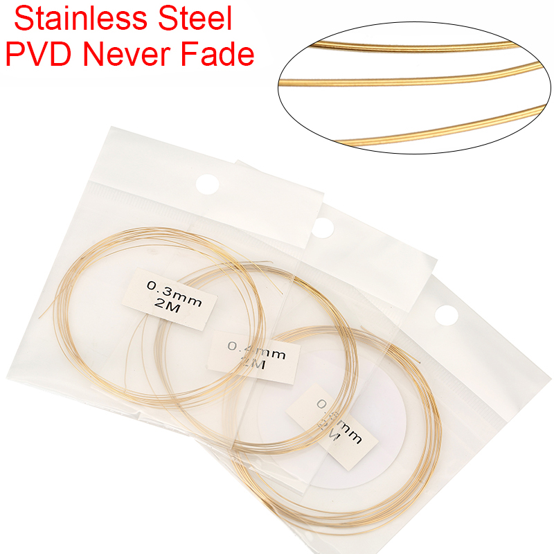 2 متر الفولاذ المقاوم للصدأ 0. - مراجعة Jewelry Making Thread وسعره