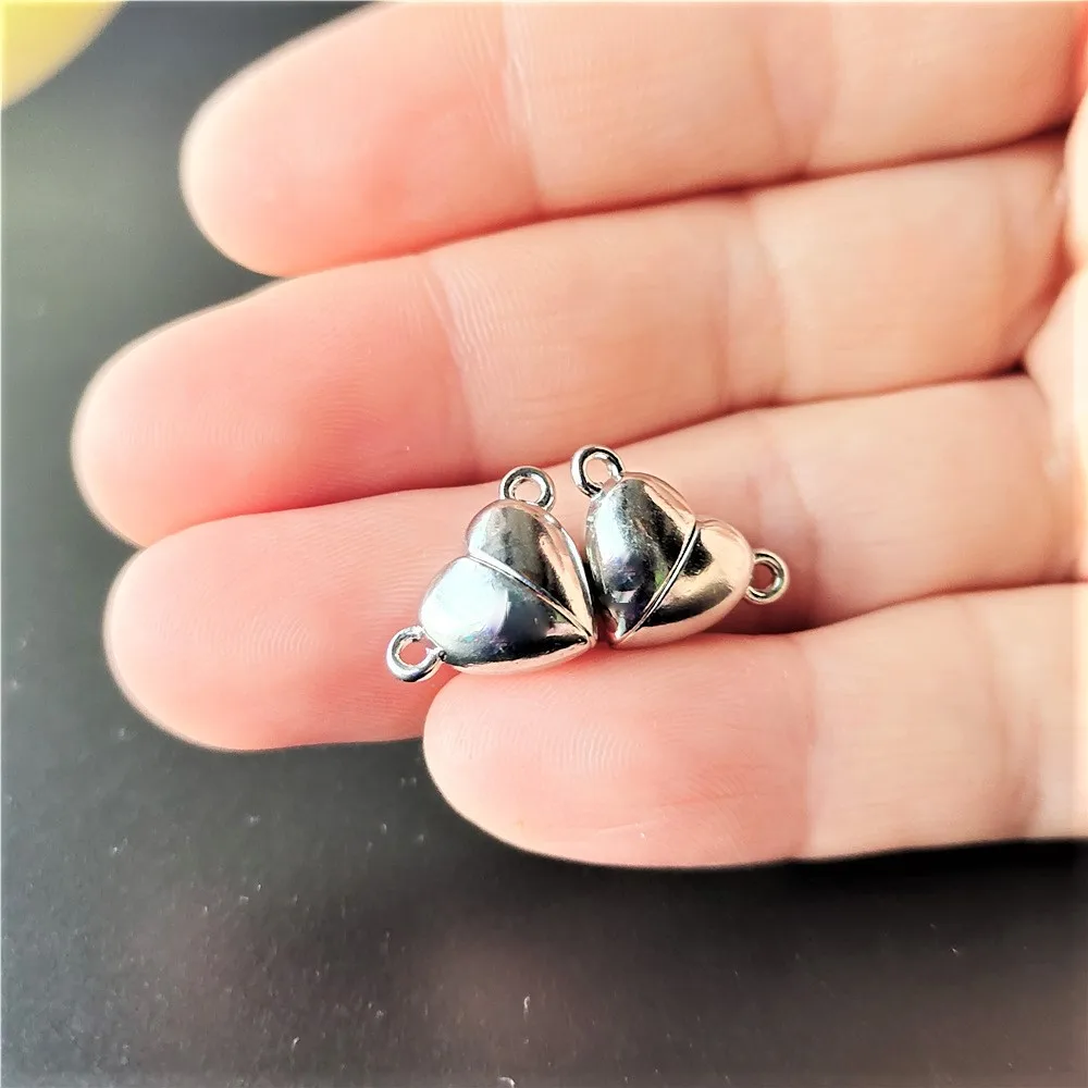مشابك مغناطيسية متصلة بقلب الح - مراجعة Jewelry Making For Couples وسعره