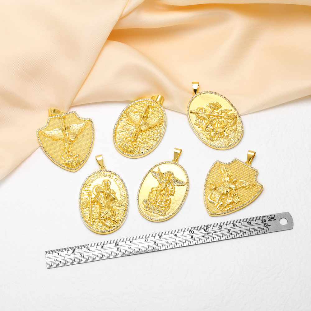 OCESRIO ميداليات القديس ميخائي - مراجعة Jewelry Making Michaels وسعره