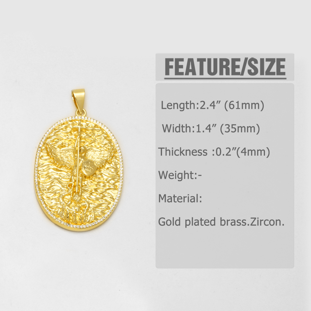 OCESRIO ميداليات القديس ميخائي - مراجعة Jewelry Making Michaels وسعره