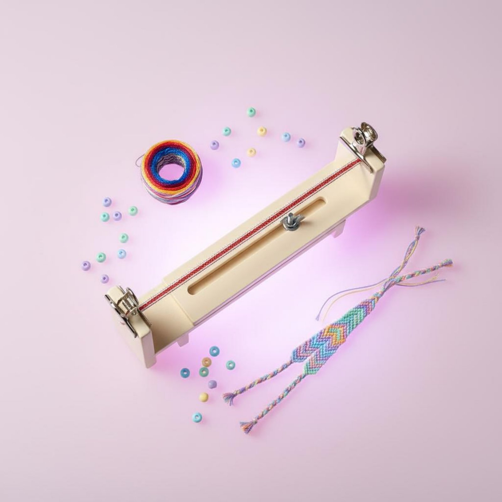 أداة تجديل الأساور سهلة الاستخ - مراجعة Jewelry Making Thread وسعره