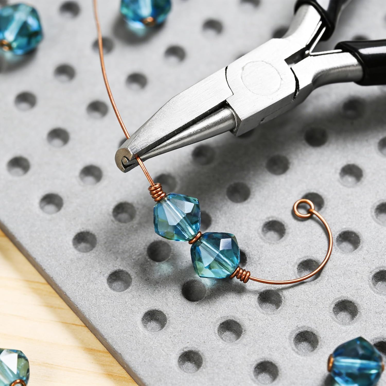 كماشة تقويس الأسلاك المقعرة، أ - مراجعة Jewelry Making Loop Pliers وسعره