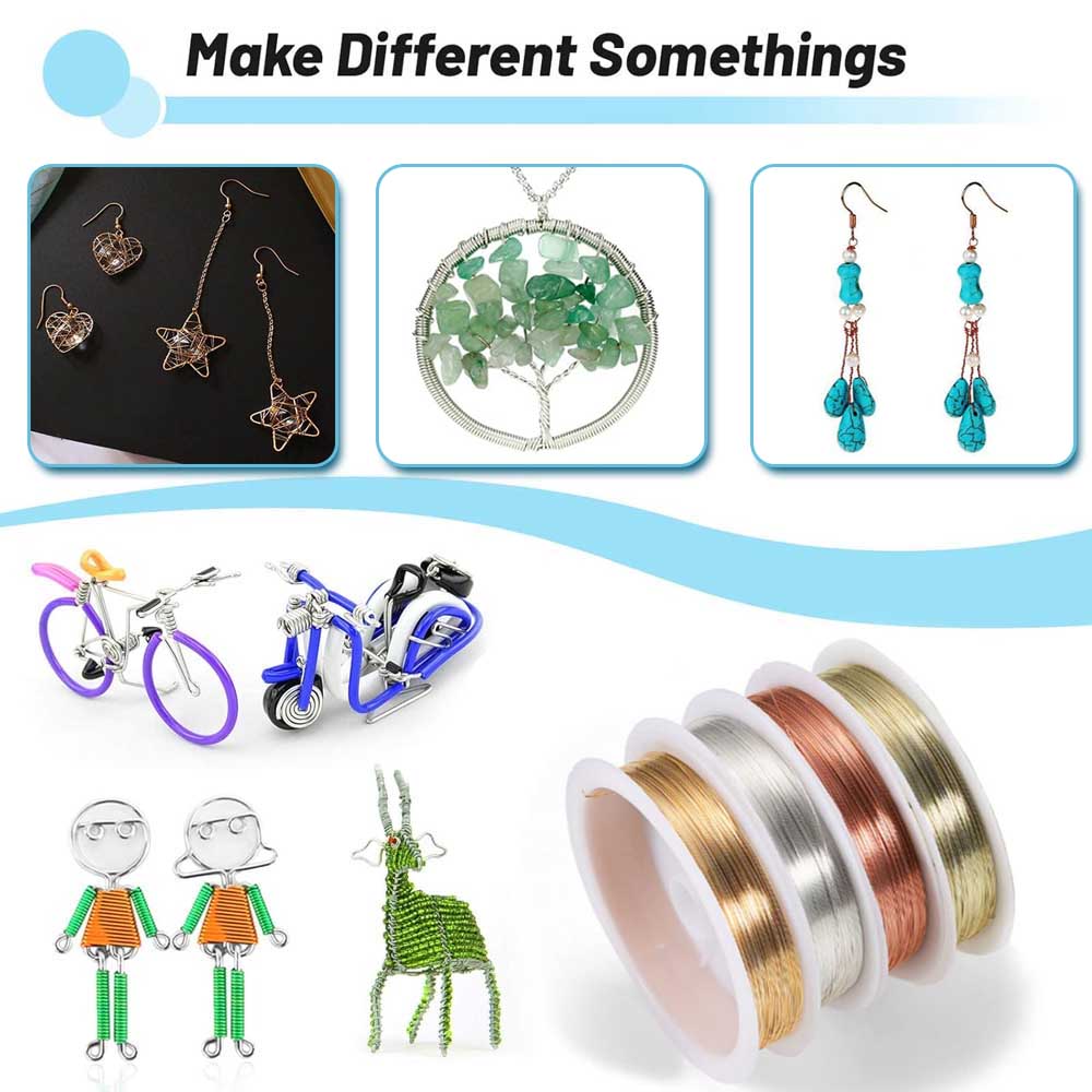 سلك نحاسي للمجوهرات 0.2-1 مم،  - مراجعة Jewelry Making Thread وسعره