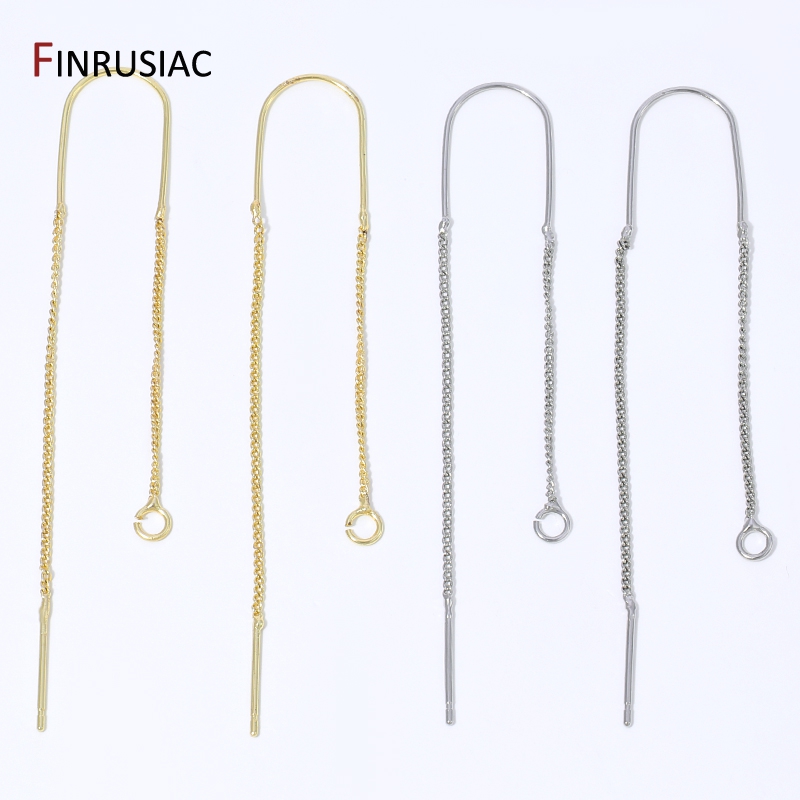 أقراط متدلية بسلسلة طويلة مزين - مراجعة Jewelry Making Thread وسعره