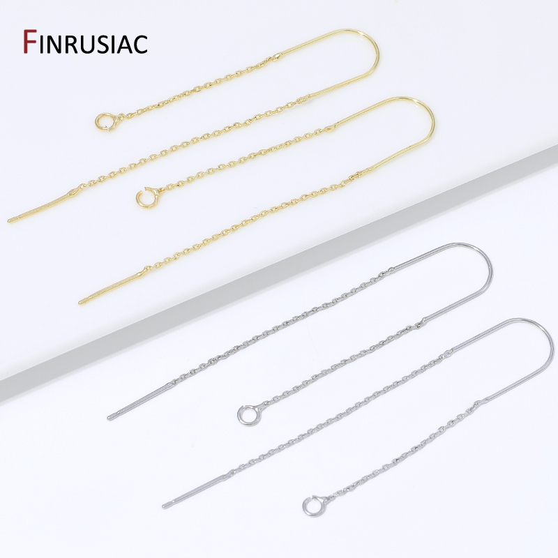 أقراط متدلية بسلسلة طويلة مزين - مراجعة Jewelry Making Thread وسعره