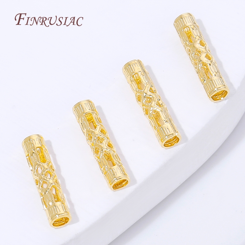خرز أنبوبي طويل مطلي بالذهب عي - مراجعة Jewelry Making Youtube وسعره