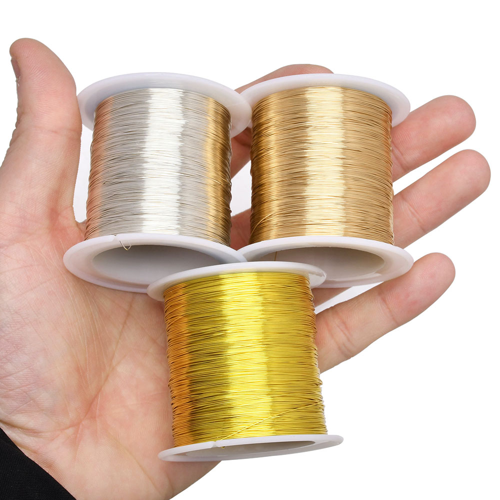 100 متر/328ft Fadeless النحاس  - مراجعة Jewelry Making Thread وسعره