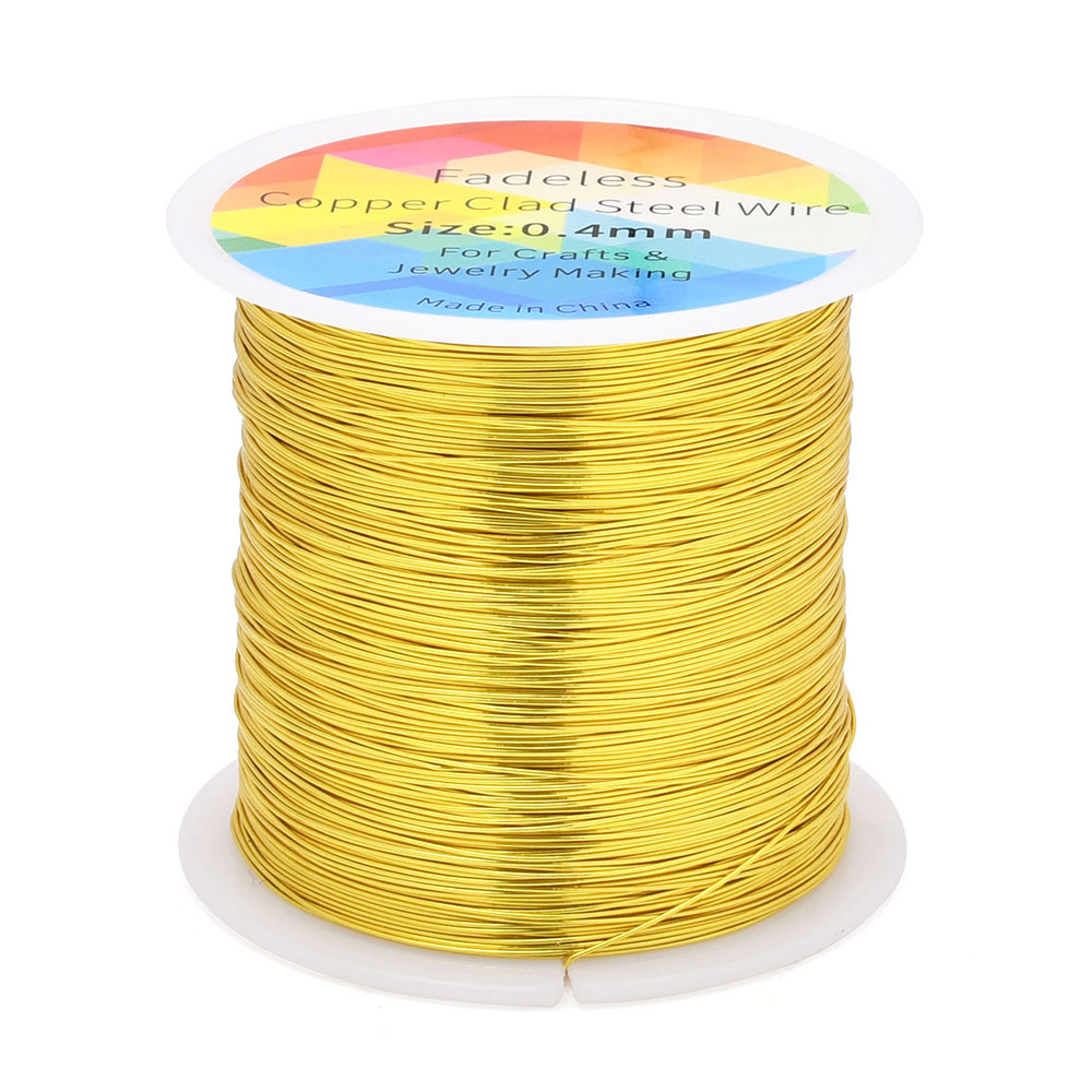 100 متر/328ft Fadeless النحاس  - مراجعة Jewelry Making Thread وسعره