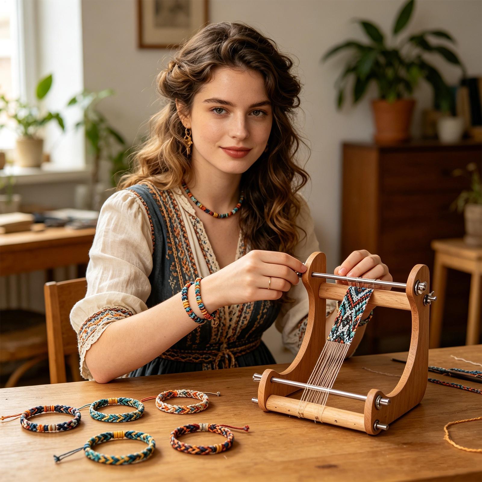 آلة نسج الخرز الخشبية القابلة  - مراجعة Jewelry Making Machines وسعره