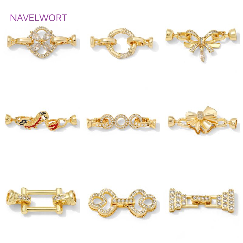 1/2 قطعة مشبك لؤلؤ مطلي بالذهب - مراجعة Jewelry Making Supplies وسعره