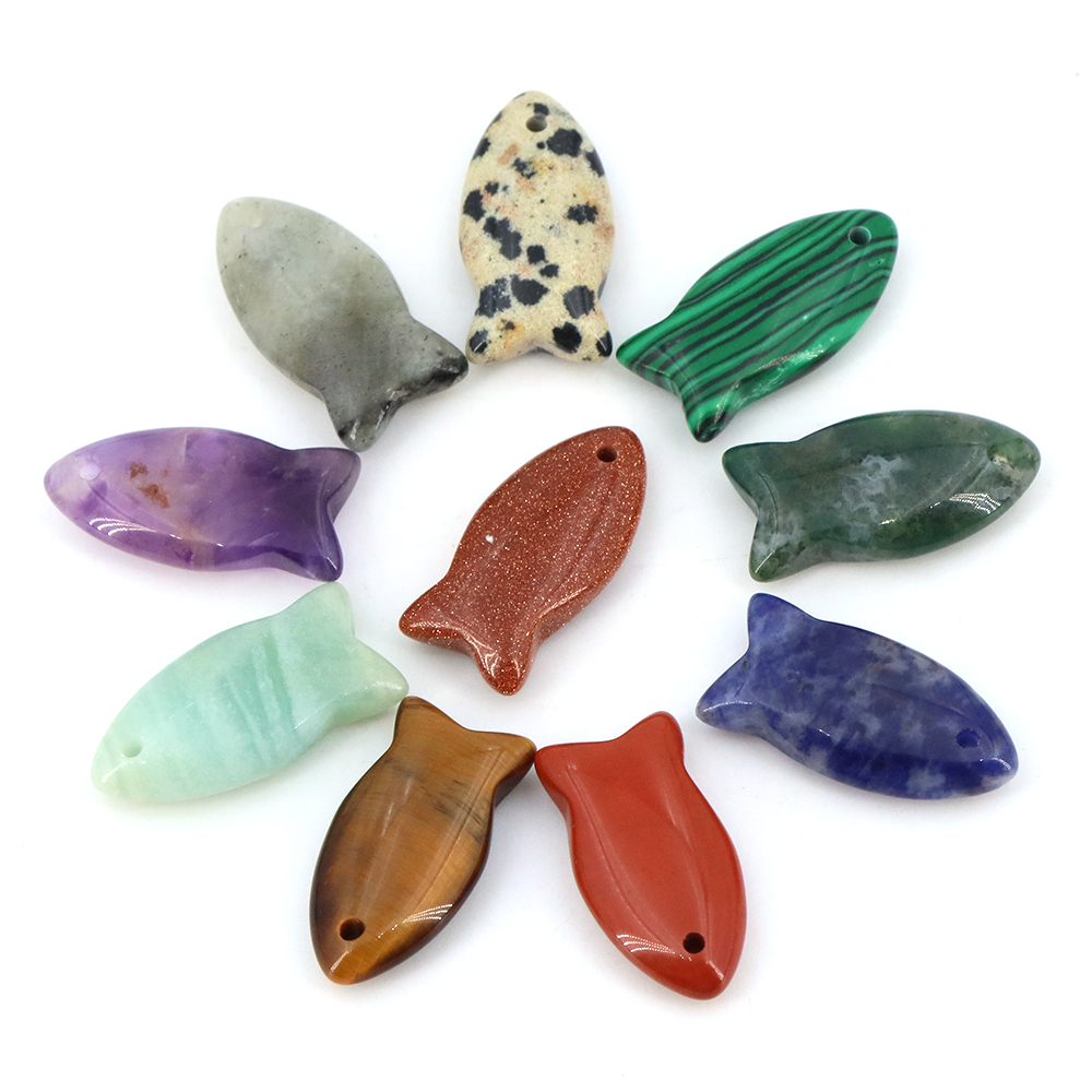 لطيف الأسماك الخرز الحجر الطبي - مراجعة Jewelry Making Gemstones وسعره